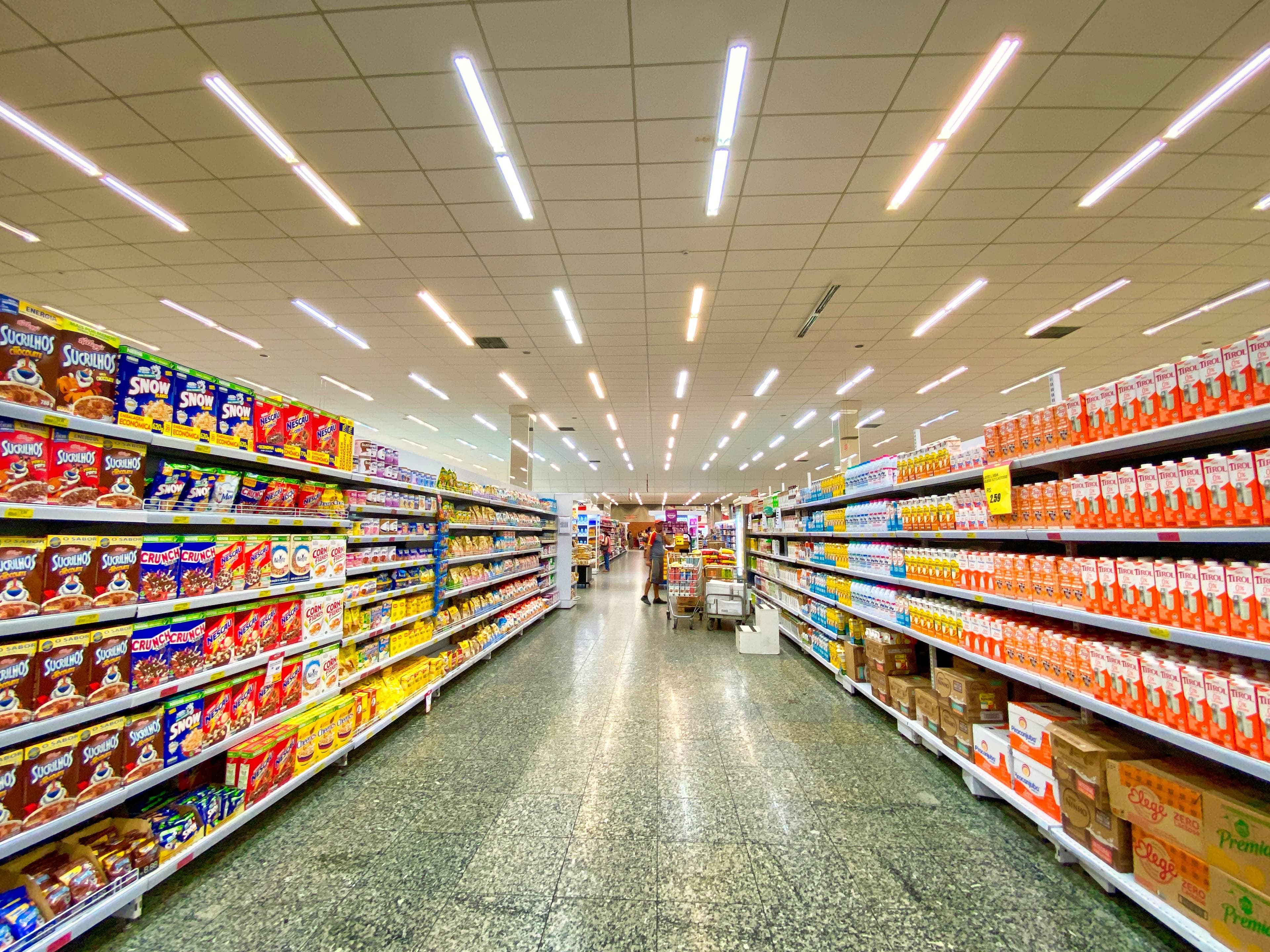 Supermarkt Hintergrundbild